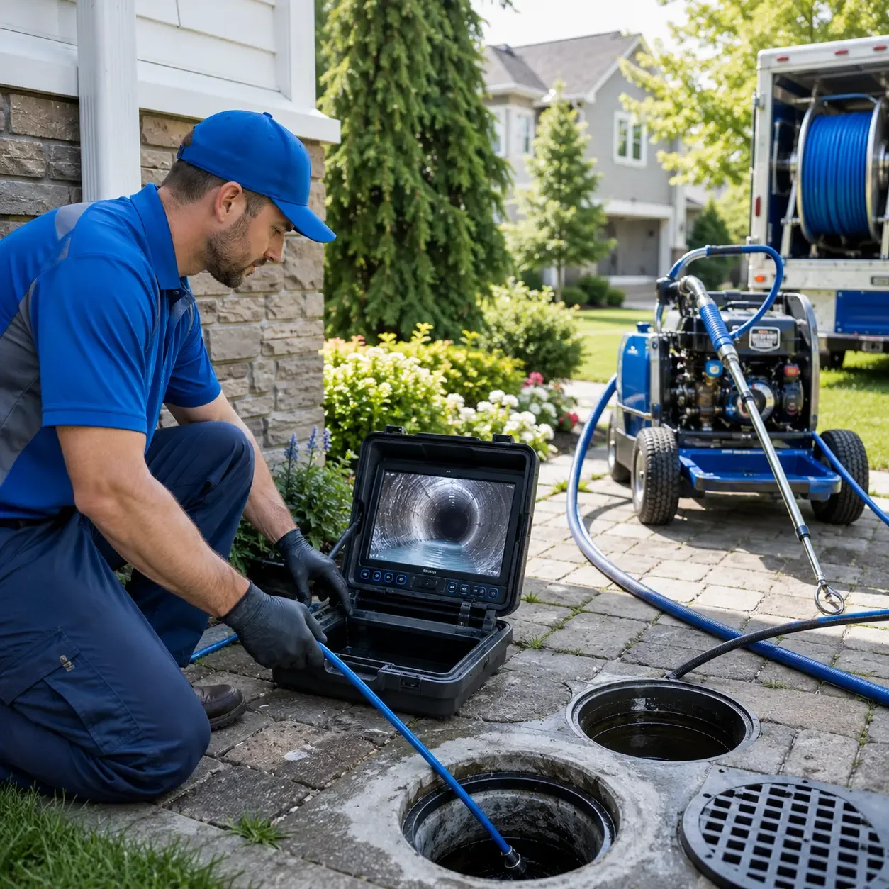 Outdoor drain cleaning professionals serving Twin City, GA